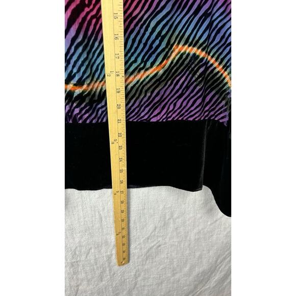 Carter Smith Shibori SILK Large LUX Art-to-Wear Amazing Tunic Shirt Top - Picture 8 of 9